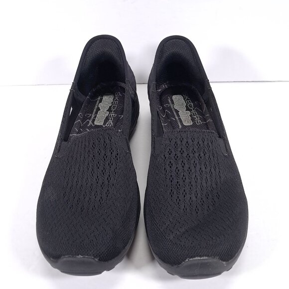 Skechers Shoes - Skechers Slip Ins Shoes Women 9.5 Black Reggae Fest 2.0 Sneakers 158698